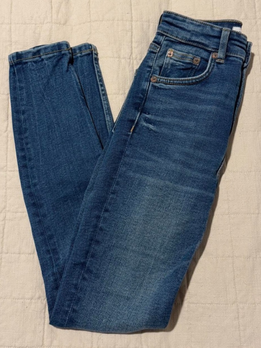 Zara High Waisted Skinny Jeans